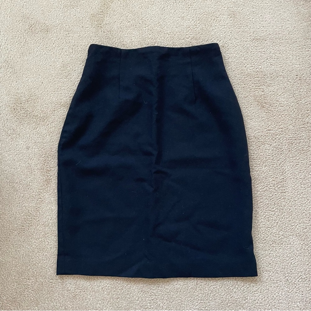 Vintage black pencil skirt